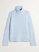 Blue Sky Knit Sweater Turtleneck
