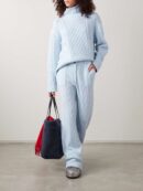 Blue Sky Knit Sweater Turtleneck