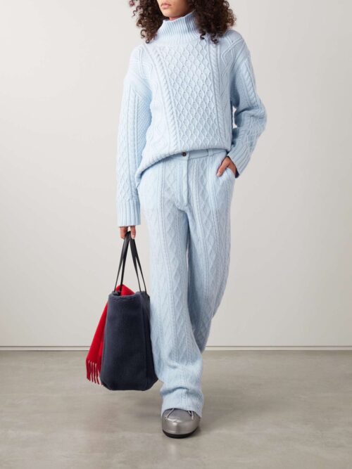Blue Sky Knit Sweater Turtleneck