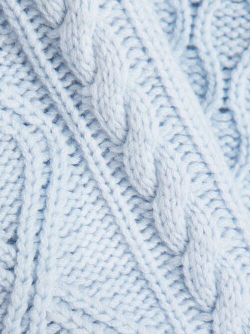Blue Sky Knit Sweater Turtleneck