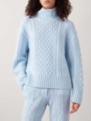 Blue Sky Knit Sweater Turtleneck