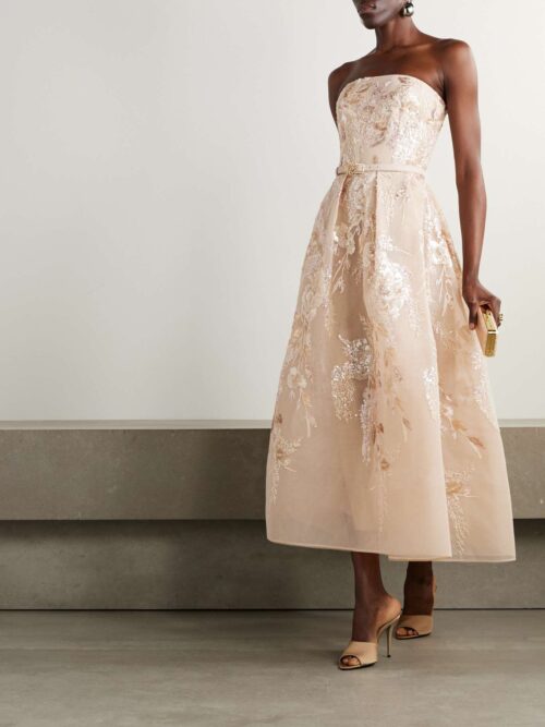 Elie Jenny Satin Gown