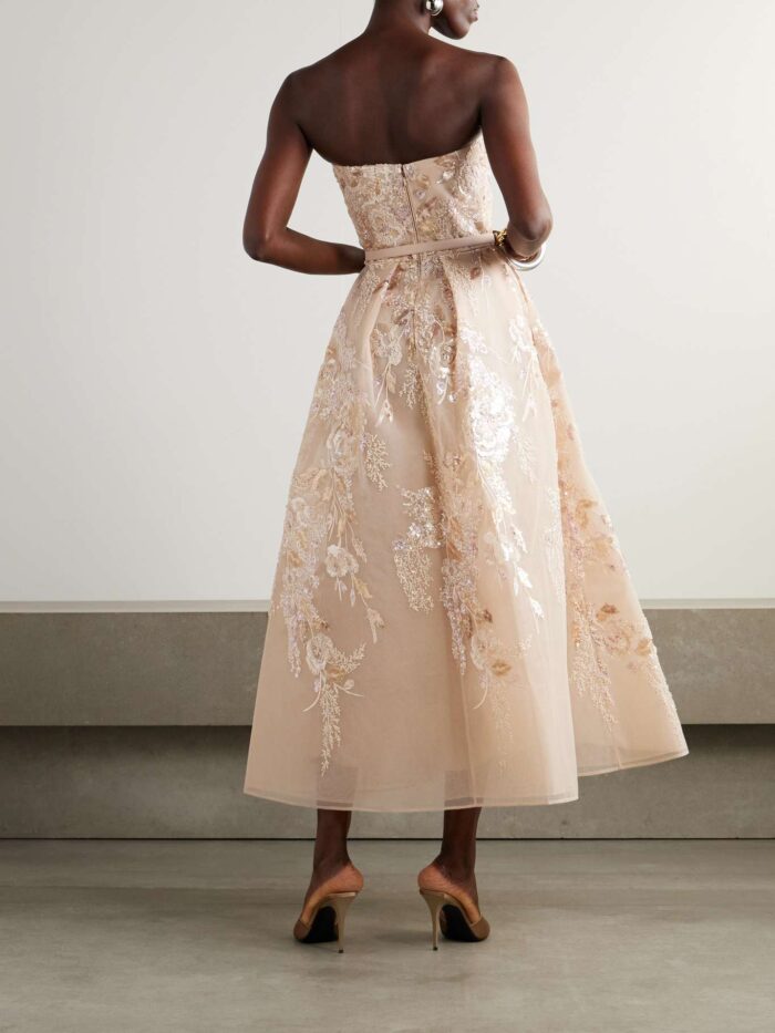 Elie Jenny Satin Gown - Image 4